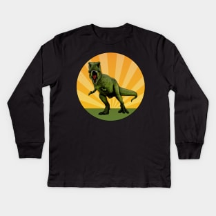 T-Rex Kids Long Sleeve T-Shirt
